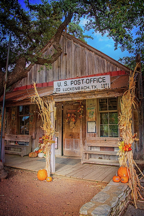 Autumn at the Luckenbach Post Office by Lynn Bauer Autumn at the Luckenbach Post Office by Lynn Bauer
